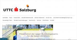 Webseite UTTC Salzburg