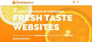 Webseite Webshapers