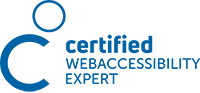 Logo Certified Web Accessibility Expert
